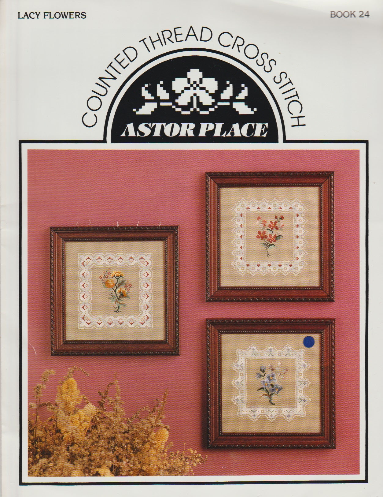 Astor Place Lacy Flowers 24 cross stitch kit