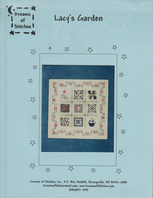 Dreams of Stitches Lacy's Garden cross stitch pattern
