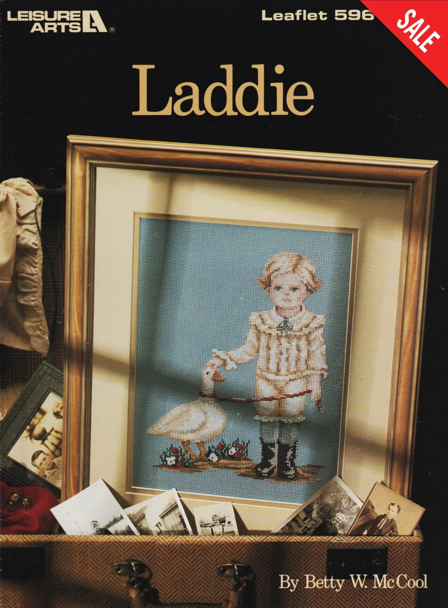 Leisure Arts Laddie 596 cross stitch pattern