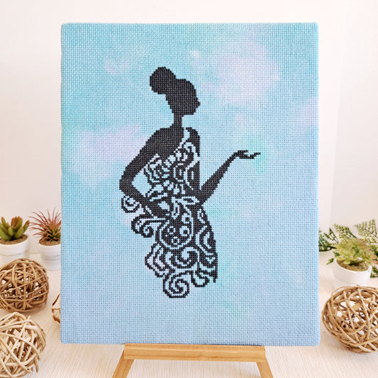 Artmishka Lady's Silhouette 1 N.208 cross stitch pattern