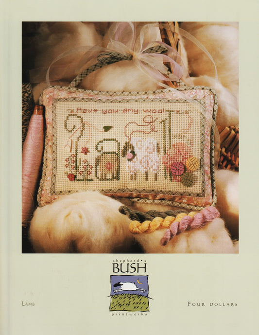 Shepherds Bush Lamb cross stitch pattern
