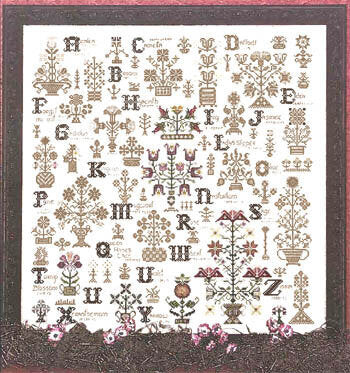 Rosewood Manor Language of the Flowers S-1011 cross stitch pattern