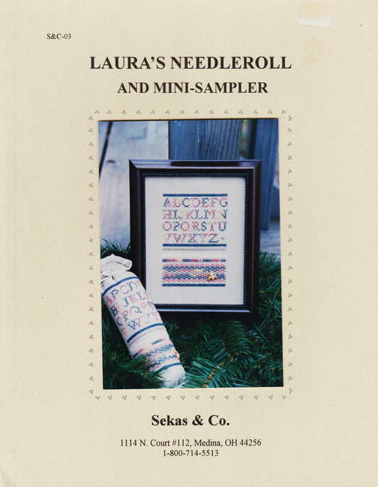 Sekas Laura's Needleroll and Mini-Sampler S&C-03 cross stitch pattern