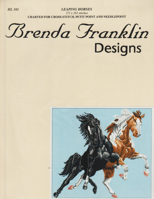 Brenda Franklin Leaping Horses HL101 cross stitch pattern