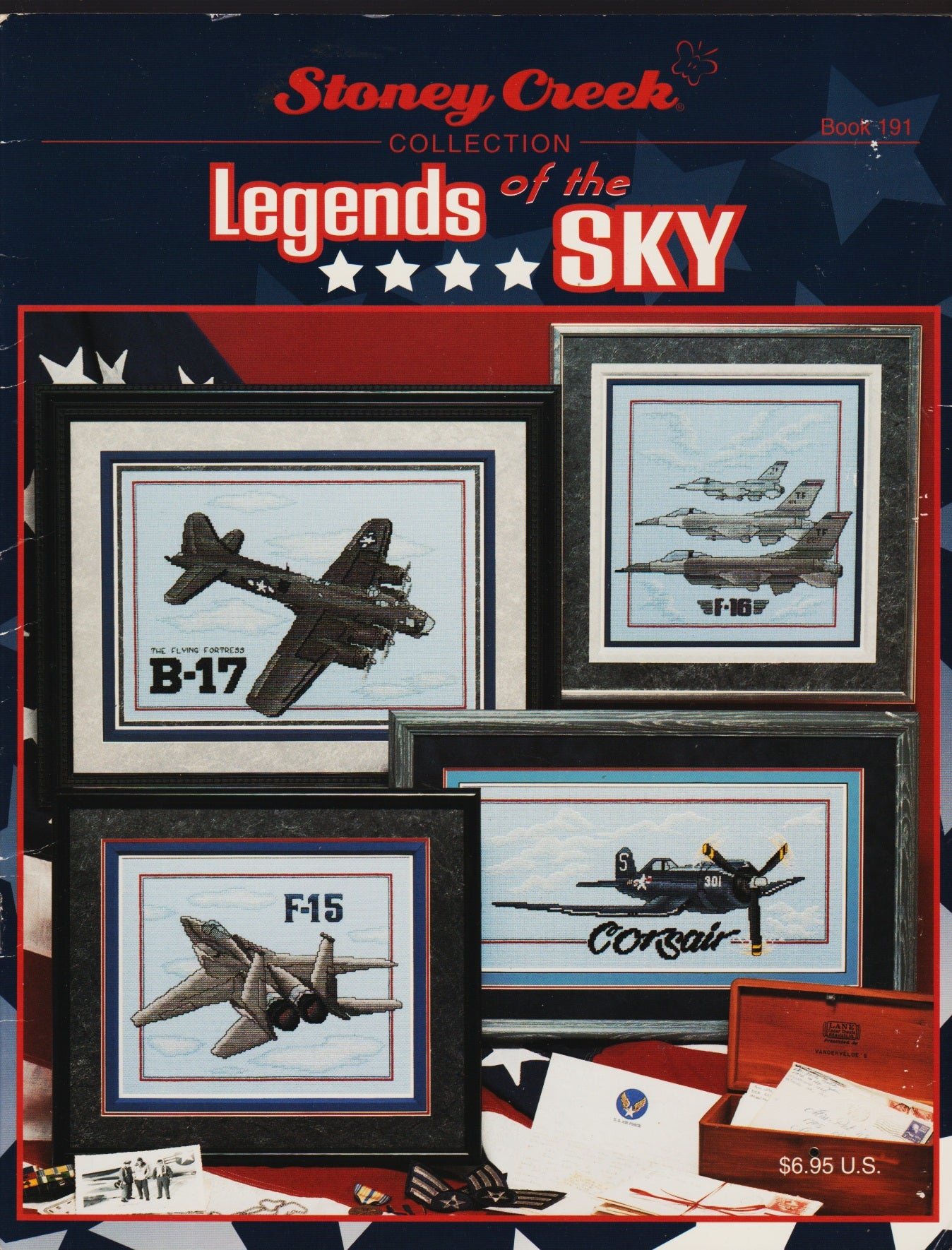Stoney Creek Legends of the Sky BK191 airplanes cross stitch pattern