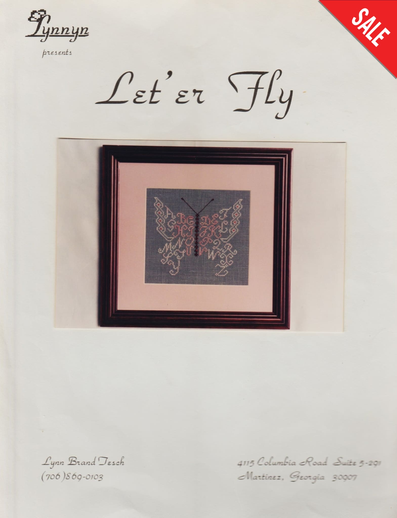 Lynnyn Let'er Fly LNN101 cross stitch pattern