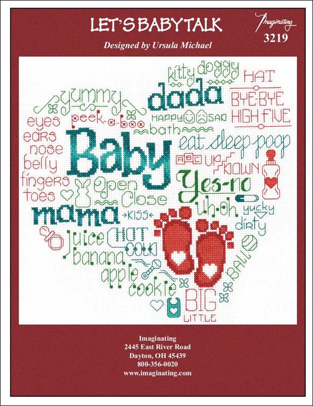 Imaginating Let's Baby Talk 3219 cross stitch pattern