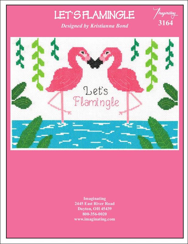 Imaginating Let's Flamingle 3164 cross stitch pattern