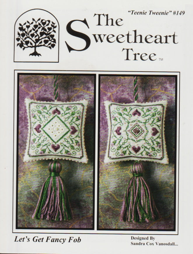 Sweetheart Tree Let's Get Fancy Fob TT149 cross stitch pattern