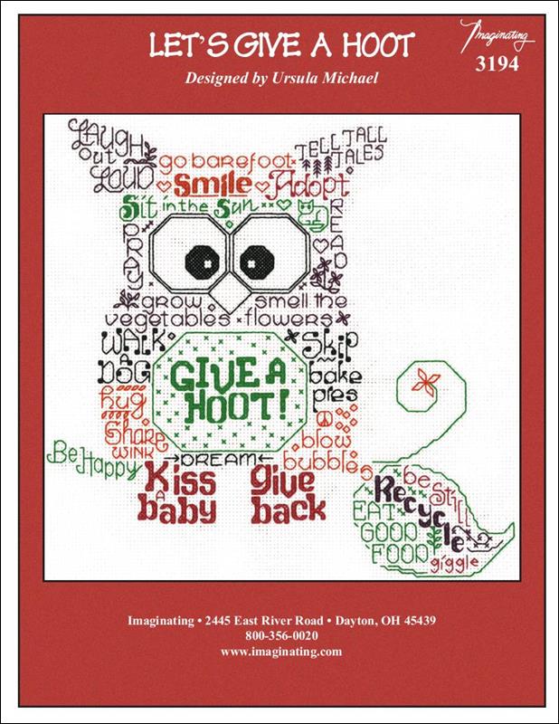 Imaginating Let's Give A Hoot 3194 cross stitch pattern