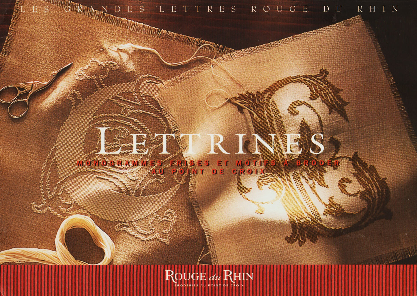 Rouge du Rhin Lettrines cross stitch pattern