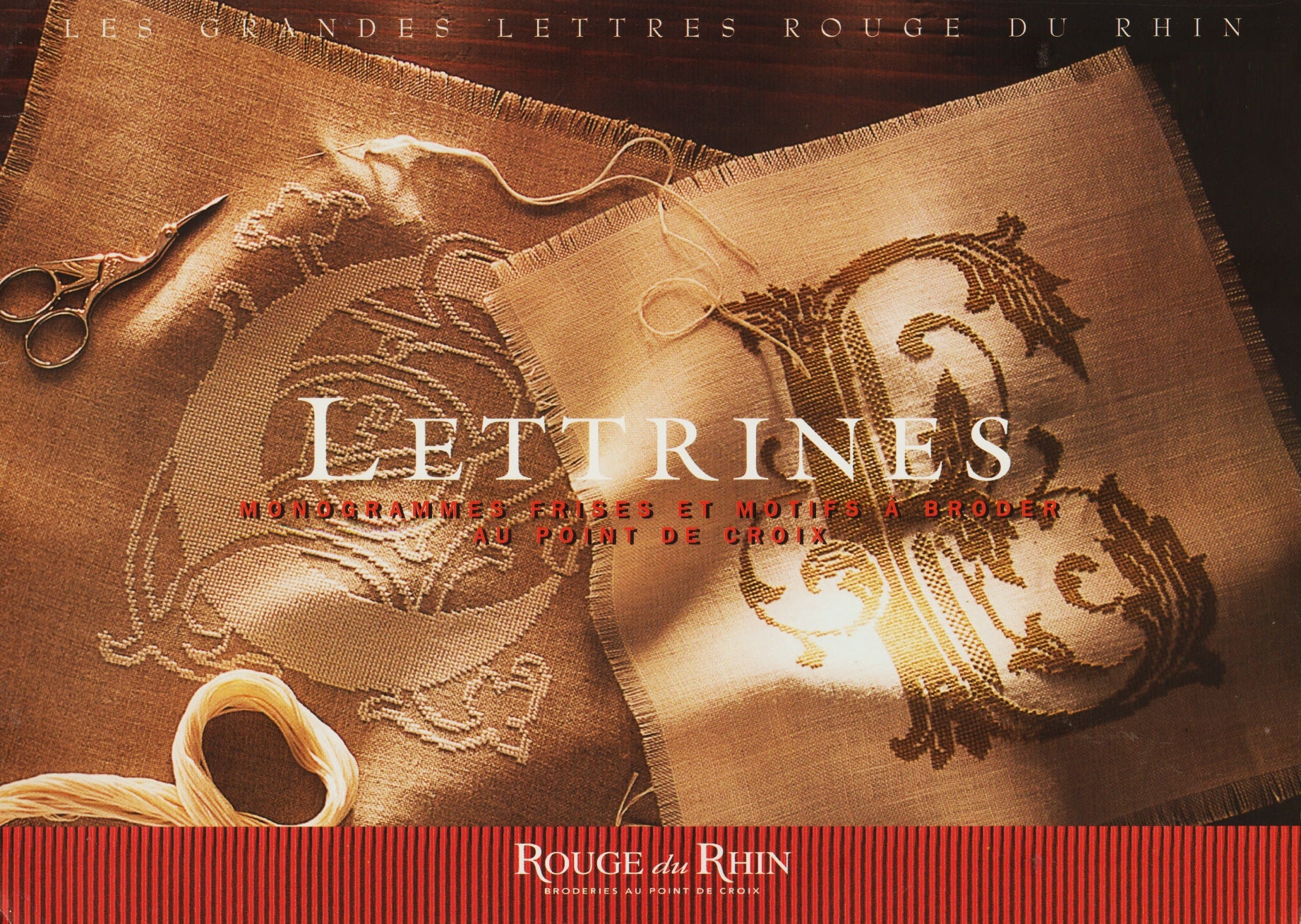 Rouge du Rhin Lettrines cross stitch pattern