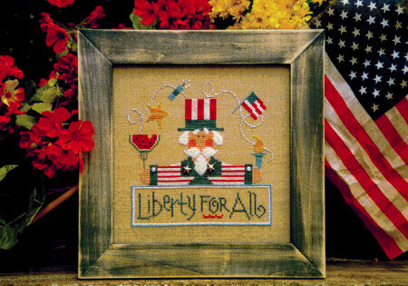 Lizzie Kate Liberty For All LK097 cross stitch pattern