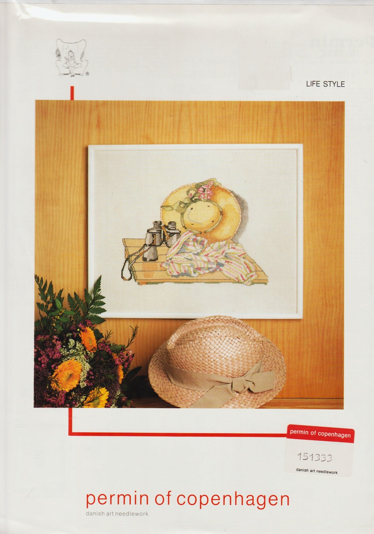 Permin of Copenhagen Life Style - Beach 151333 cross stitch pattern