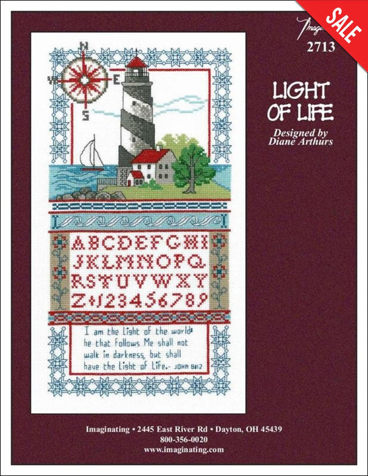 Imaginating Light of Life 2713 cross stitch lighthouse pattern