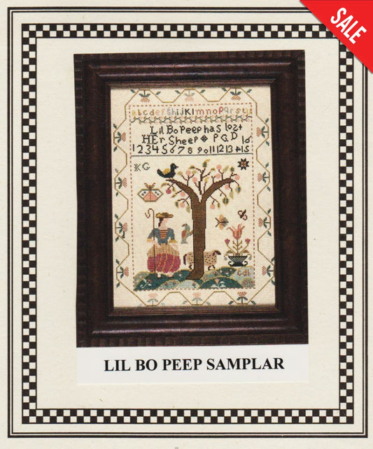 Little by Little Lil Bo Peep Sampler cross stitch pattern