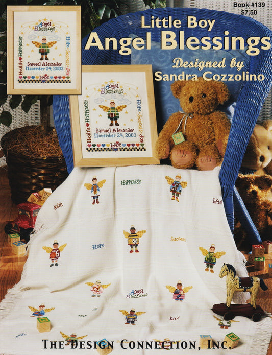 Design Connection Little Boy Angel Blessings 139 cross stitch pattern