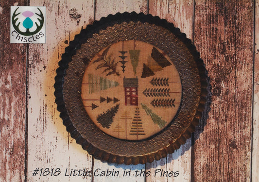 Thistles Little Cabin In The Pines 1818 cross stitch pattern