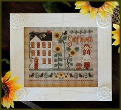 Little House Needleworks Little Miss Sunflower LHN101 cross stitch pattern