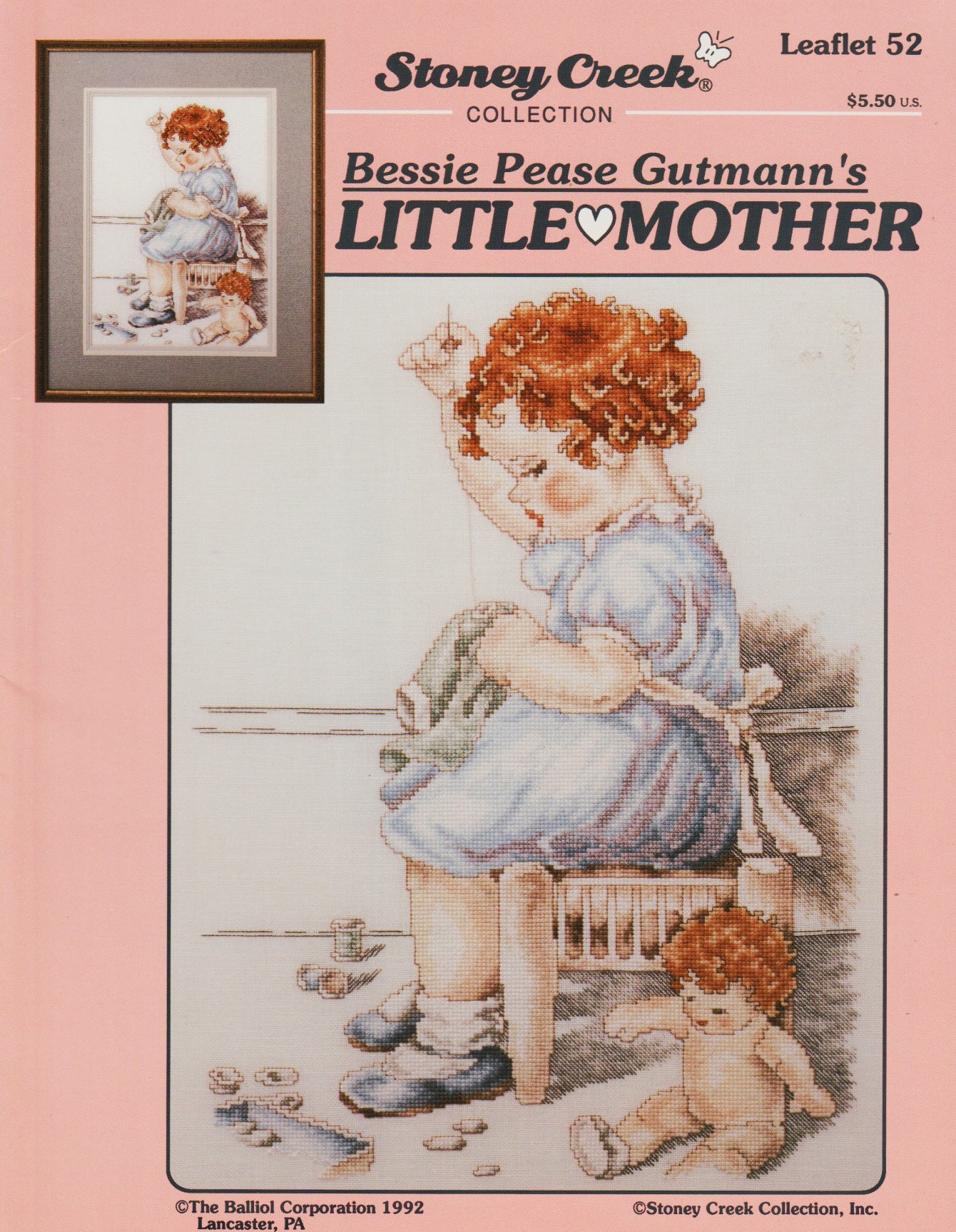 Stoney Creek Little Mother LFT52 OOP cross stitch patter