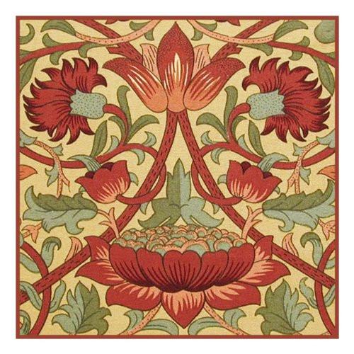 Orenco Loden in Earthtones from Textile cross stitch pattern