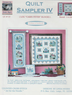 Linda Myers Log Cabin Fever Blocks 77 cross stitch pattern