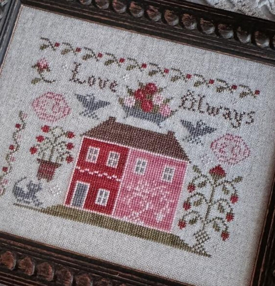 Annie Beez Love Always cross stitch pattern