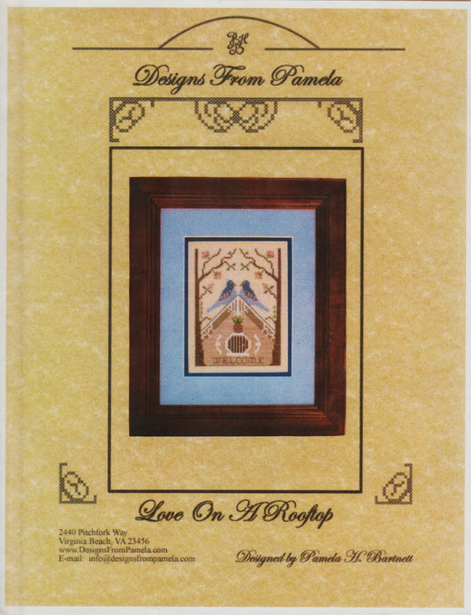 Designs From Pamela Love On A Rooftop cross stitch pattern