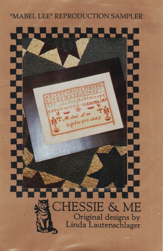 Chessie & Me Mabel Lee Reproduction Sampler cross stitch pattern