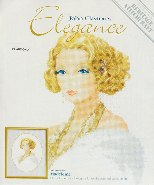 Heritage Stitchcraft Madeleine JLMA704 cross stitch pattern