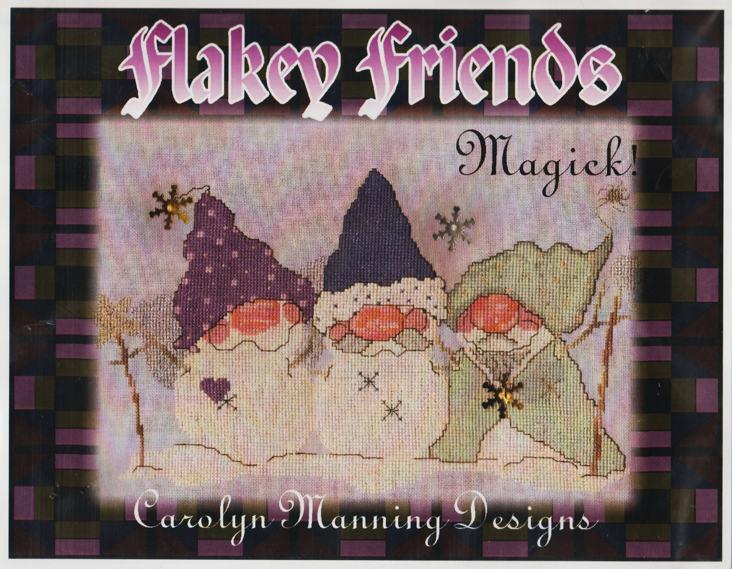 Carolyn Manning Designs Magick Halloween Snowman cross stitch pattern