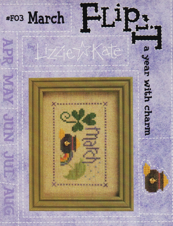Lizzie Kate March F03 cross stitch pattern