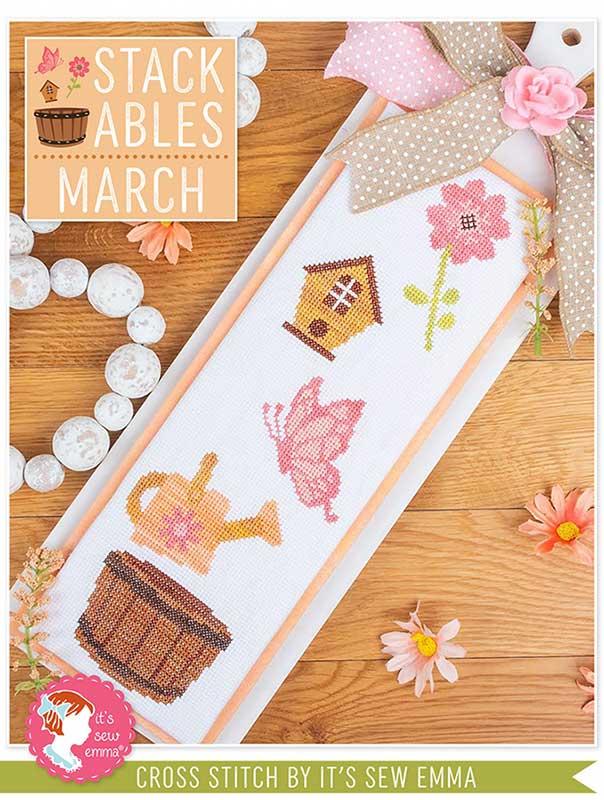 It's Sew Emma March Stackables cross stitch pattern