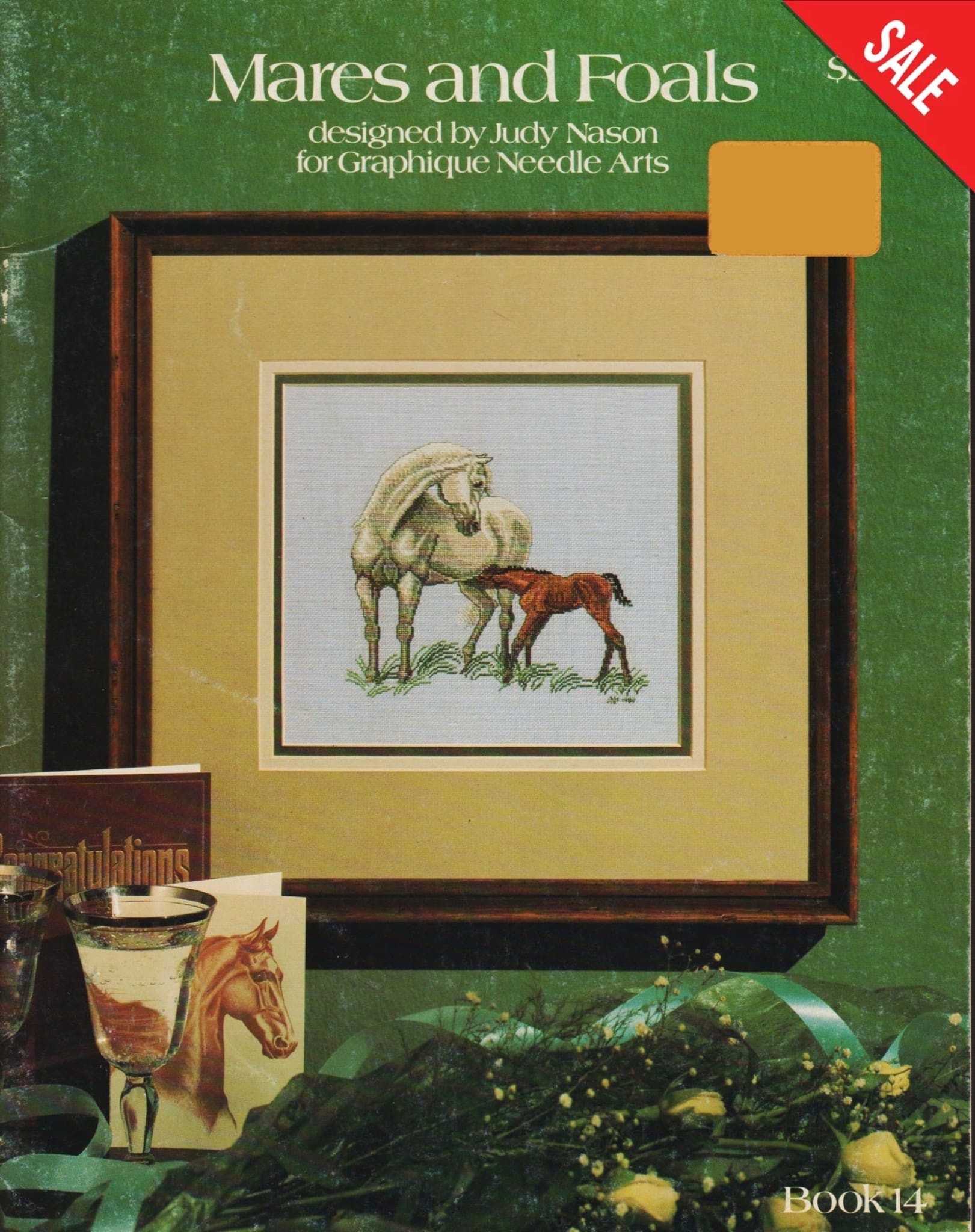 Graphique Needle Arts Mares and Foals 14 cross stitch pattern