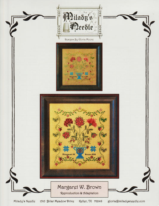 Milady's Needle Margaret W. Brown cross stitch pattern