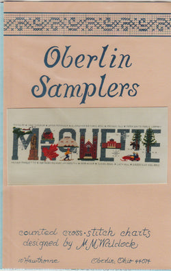 Oberlin Samplers Marquette cross stitch pattern
