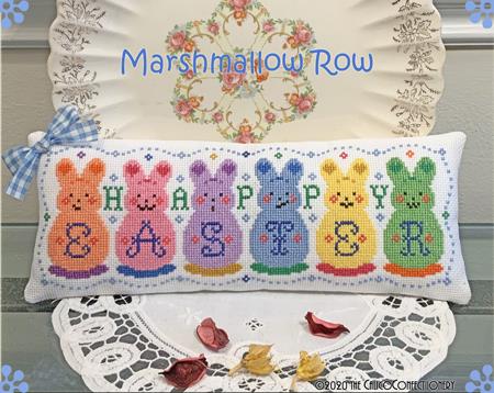 Calico Confectionery Marshmallow Row Easter cross stitch pattern