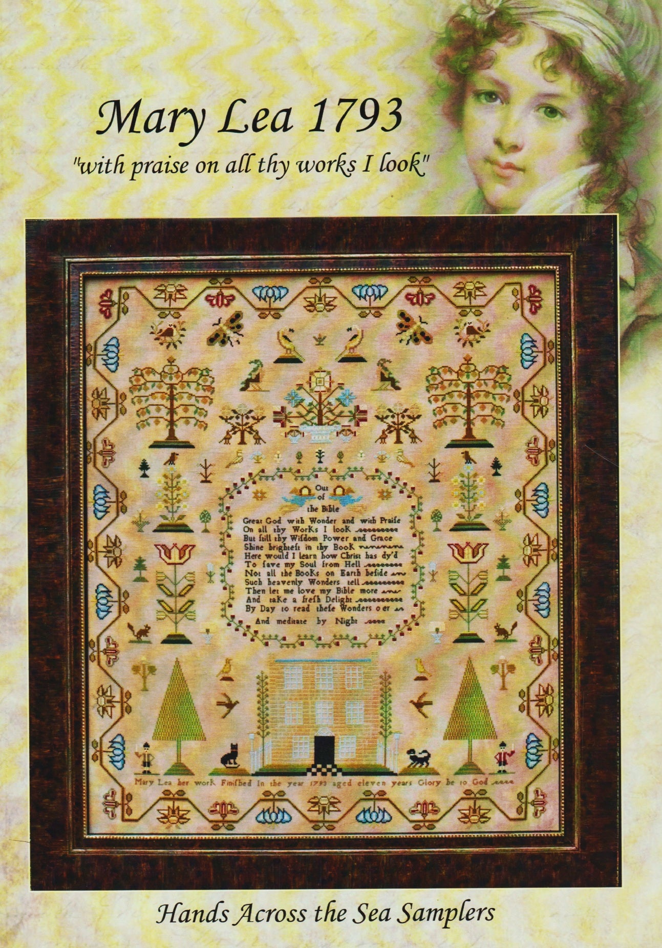 Hands Across The Sea Samplers Mary Lea 1793 cross stitch pattern