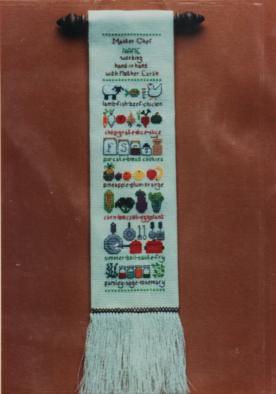 Creative Moments Master Chef Banner cross stitch pattern