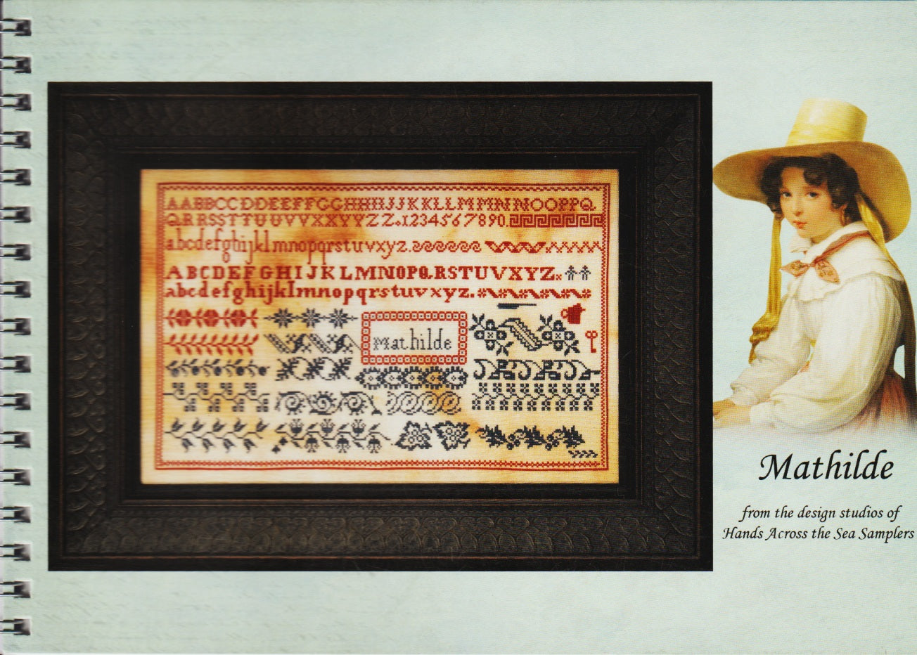Hands Across The Sea Samplers Mathilde cross stitch pattern