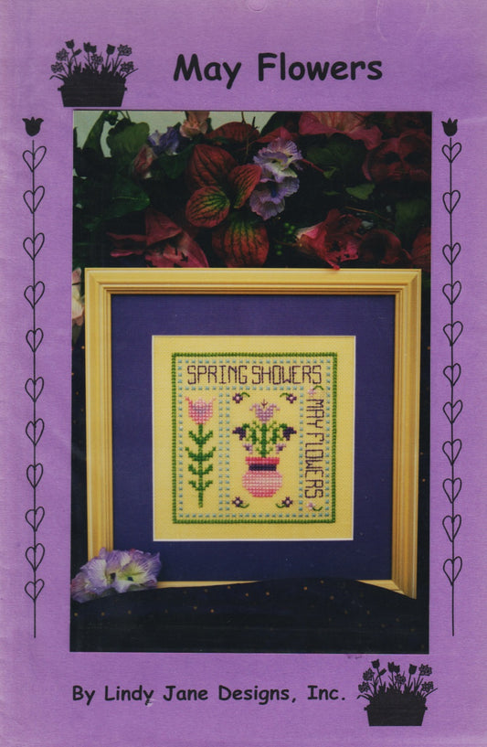 Lindy Jane Designs May Flowers cross stitch pattern