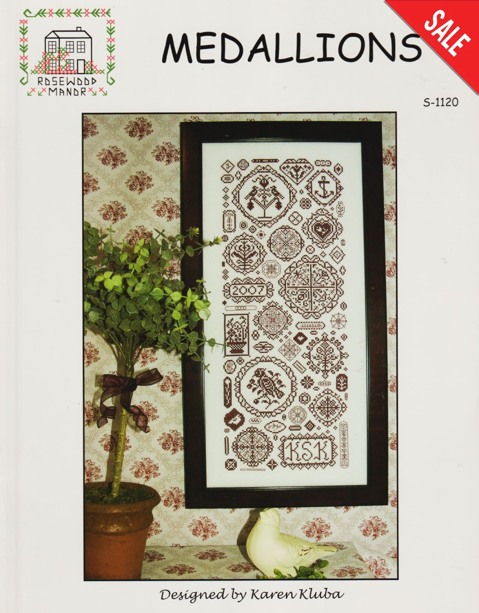 Rosewood Manor Medallions S-1120 cross stitch pattern