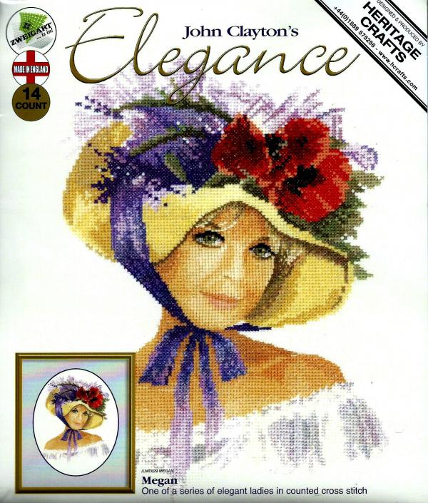 Heritage Stitchcraft Megan JLME829 cross stitch pattern