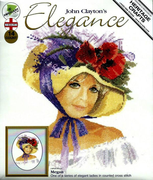 Heritage Stitchcraft Megan JLME829 cross stitch pattern