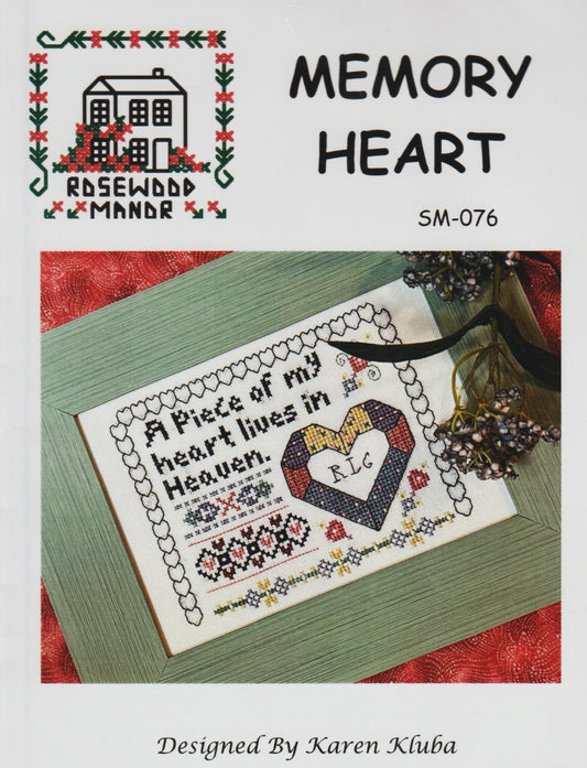 Rosewood Manor Memory Heart SM-076 cross stitch pattern