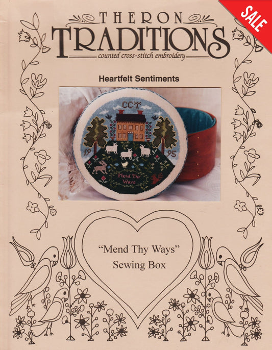 Theron Traditions Mend Thy Ways Sewing Box cross stitch pattern