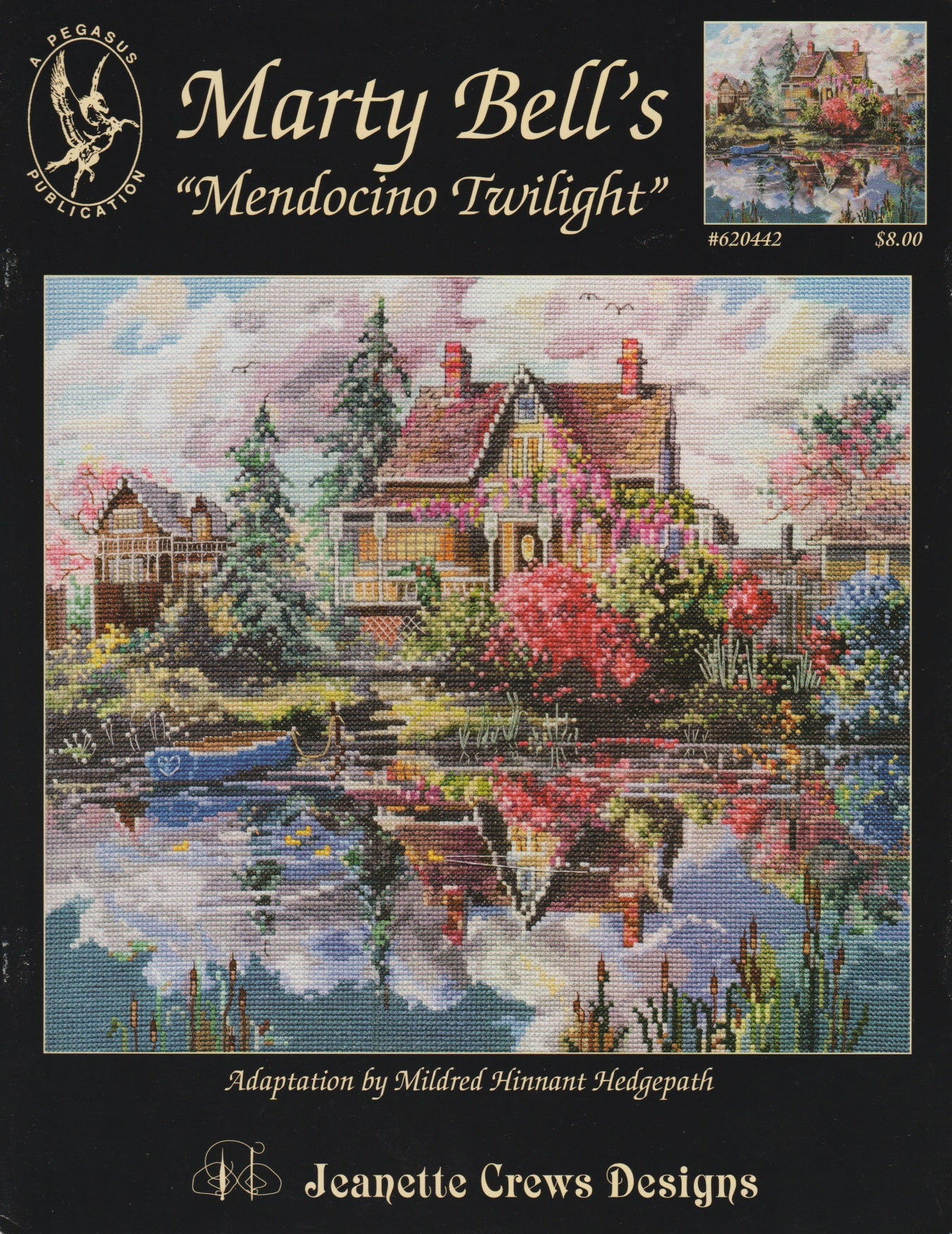 Pegasus Marty Bell Mendocino Twilight 620442 cross stitch pattern