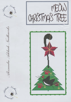 Alesandra Adelaide Meow Christmas Tree cross stitch pattern