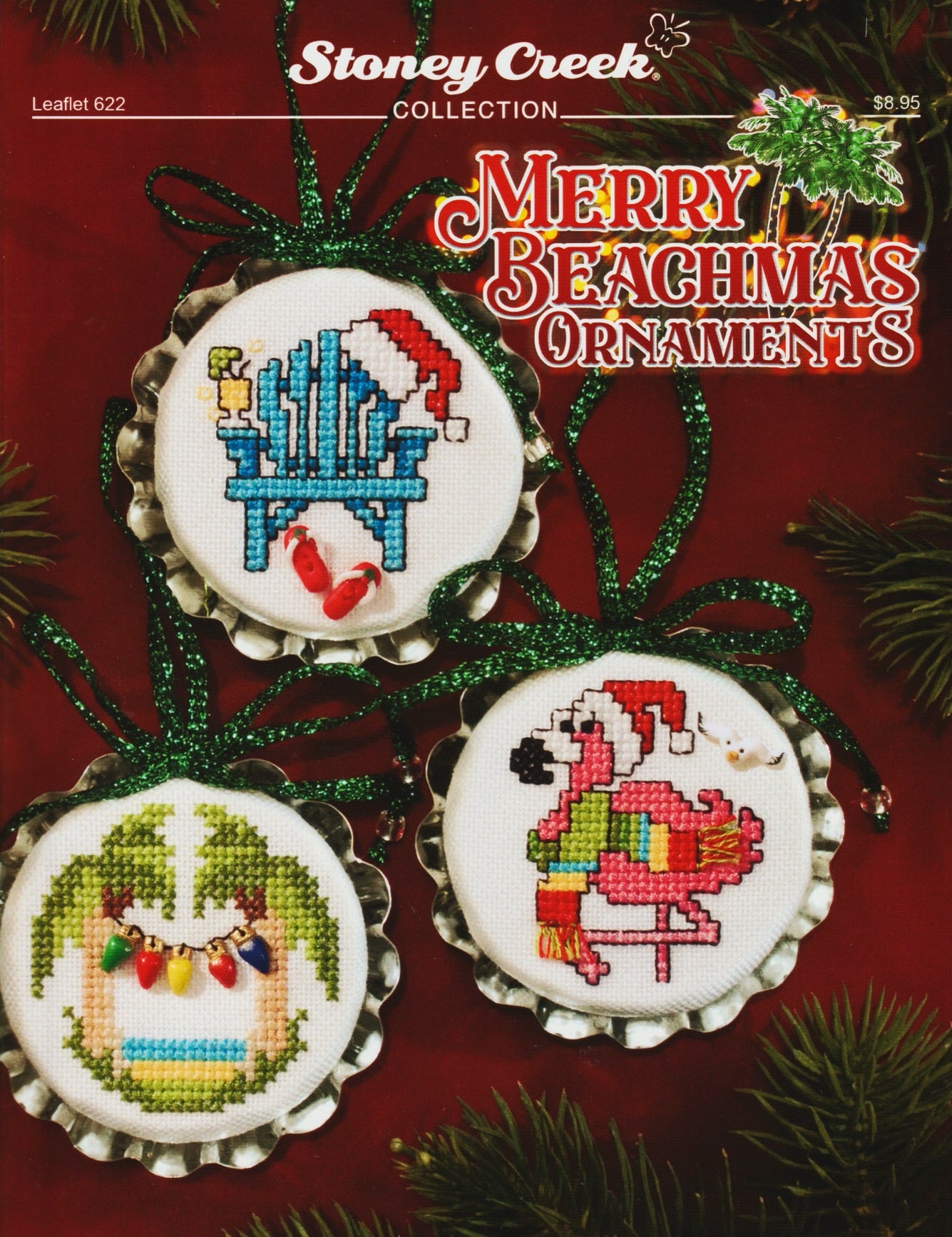 Stoney Creek Merry Beachmas Ornaments LFT622 cross stitch christmas ornament pattern