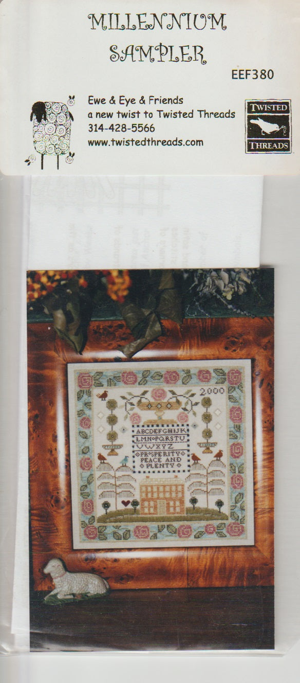 Ewe & Eye Millennium Sampler EEF380 cross stitch pattern